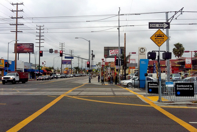 Expo - Western -- looking north up Western