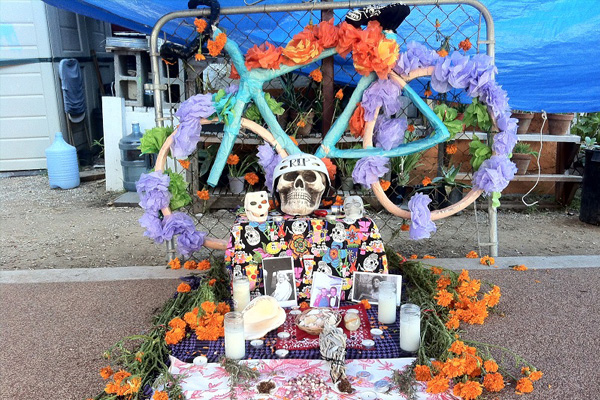 Bicycle Shrine at Proyecto Jardín