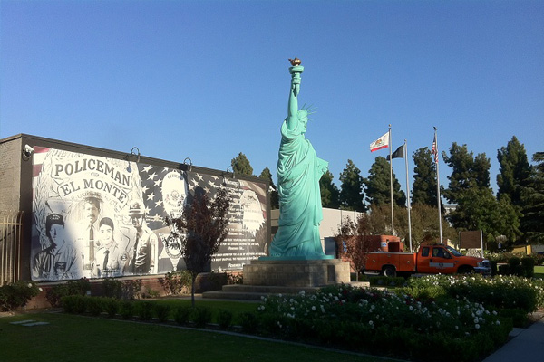 Statue of Liberty in El Monte's Civic Center
