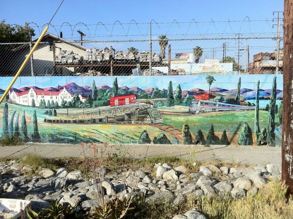 Toonerville Transit mural