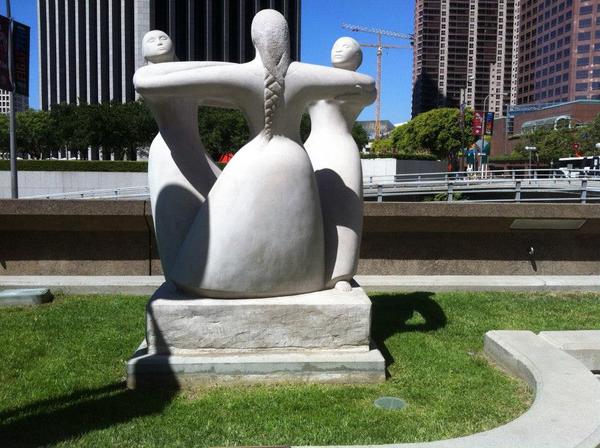 Julie MacDonald's limestone The Three Graces (1996)
