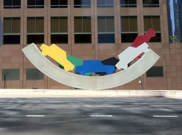 Lloyd Hamrol's homage to car culture, Uptown Rocker (1986)