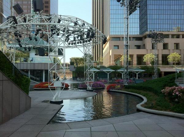 The Water Court at California Plaza - sight of Grand Performances