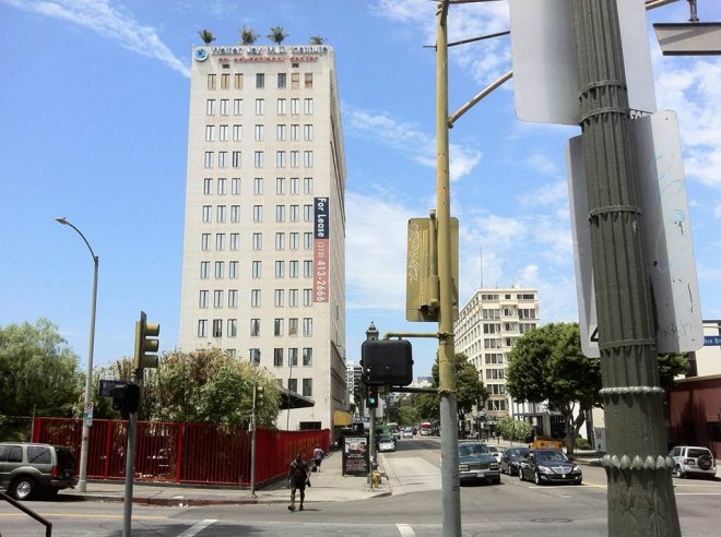 Left, the Park Metro Wilshire and right, MacArthur Park Medical Plaza
