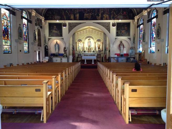 Inside Our Lady of the Rosary