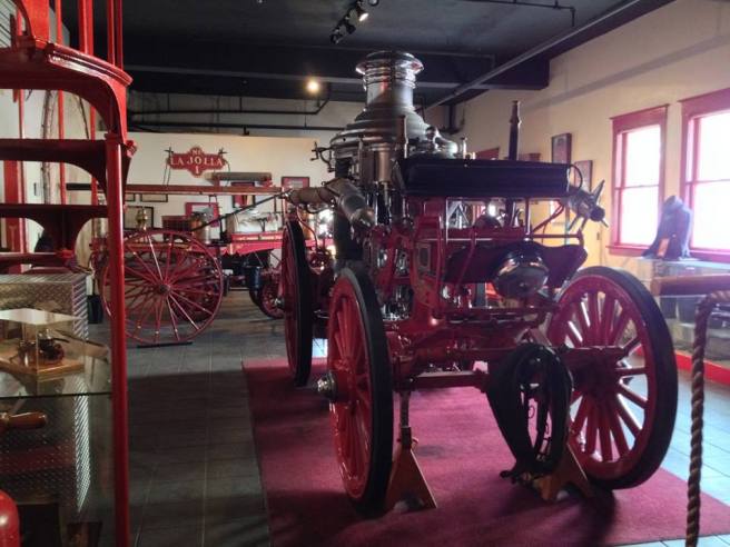 More firetrucks in the San Diego Firehouse Museum