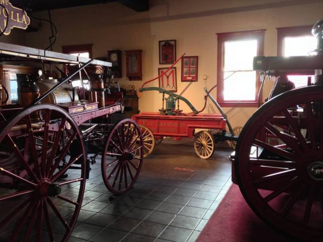 Old equipment in the San Diego Firehouse Museum