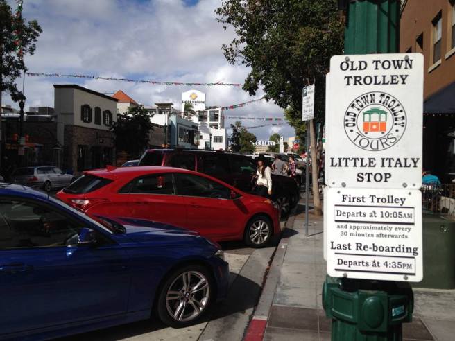Old Town Trolley sign