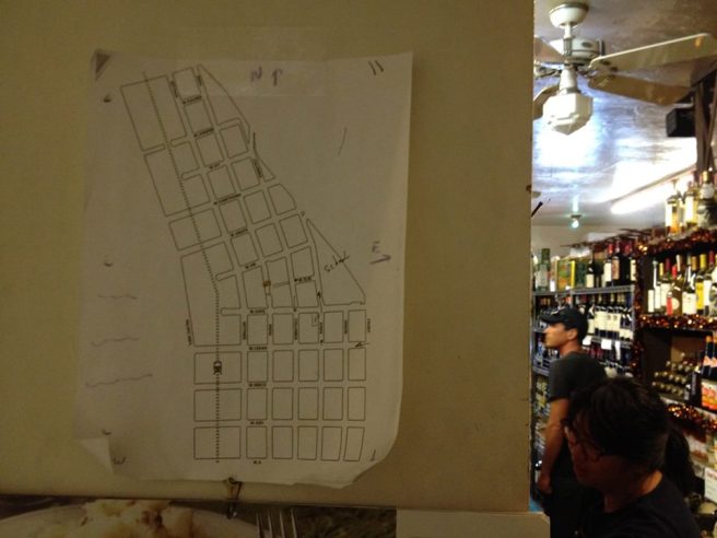 Someone's map of Little Italy