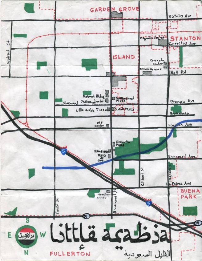 Pendersleigh & Sons Cartography's Map of Little Arabia