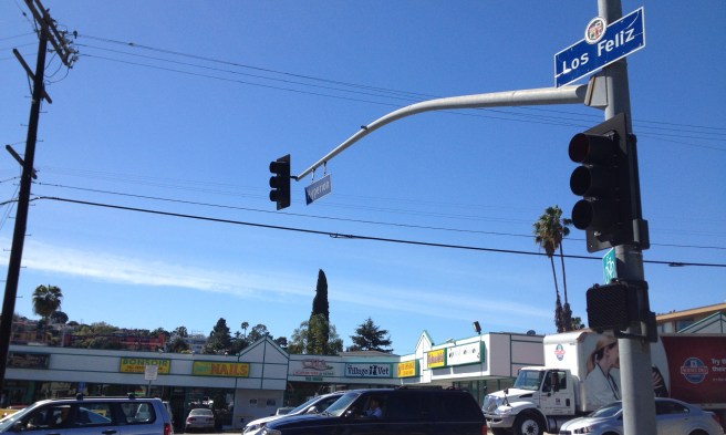 In a corner in Los Feliz