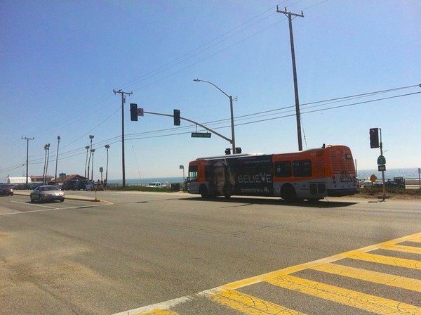 Metro Bus at Zuma Beach