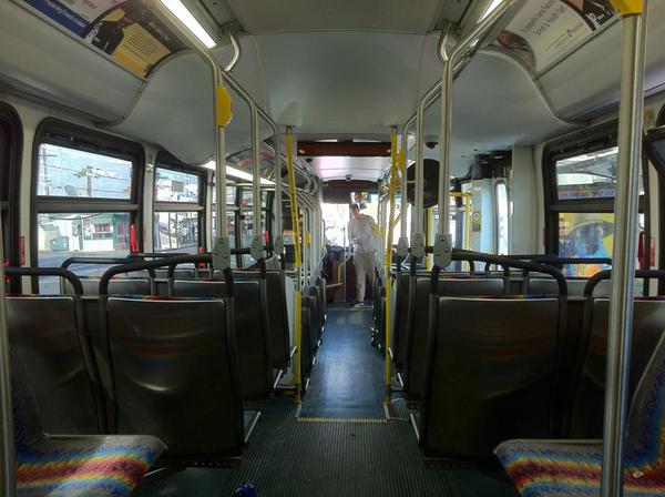 On board the Metro 115