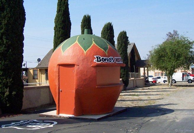 Programmatic orange stand (Image source: Joe Orman)