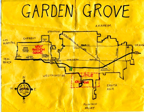 Ink map of Fullerton, 2010 -- California Fool’s Gold — Exploring Fullerton, The Education Community