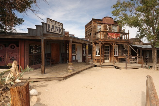 Saloon, bank, bath house and livery stables on Mane Street, Pioneertown, CA (Image source: Matthew Field)