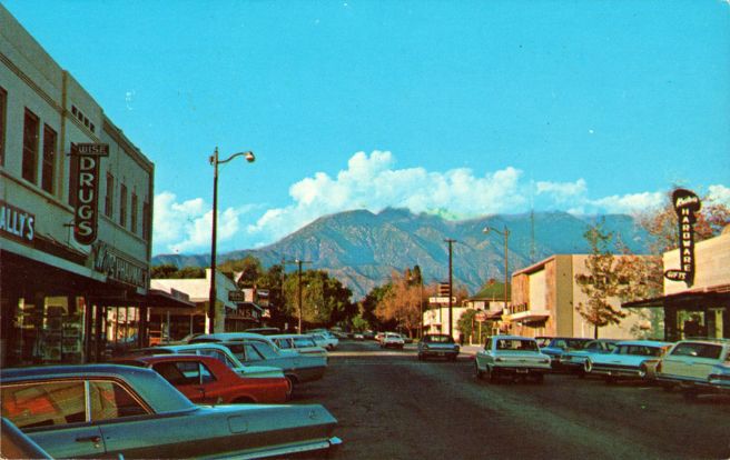 Upland postcard from the 1960s