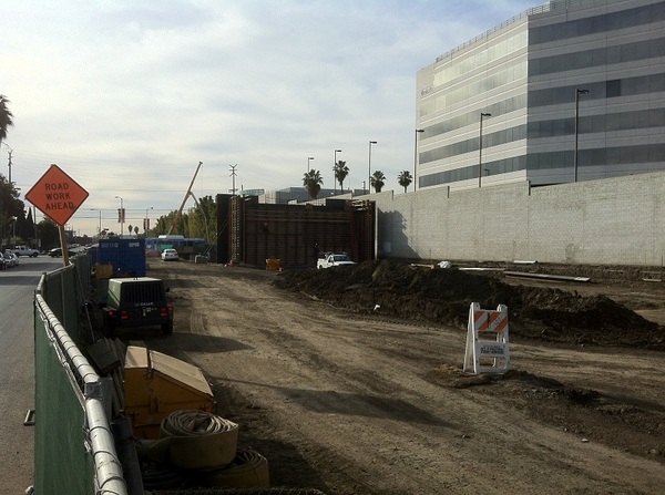 Expo-Bundy Station construction