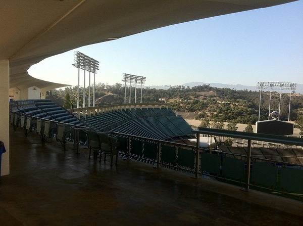 View of the Elysian Hills and San Gabriel Mountains