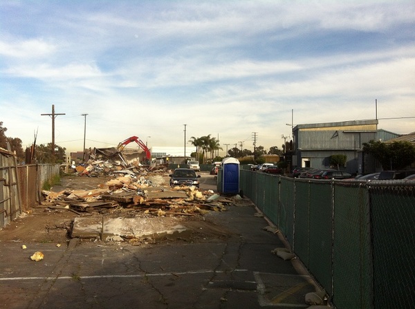 Future site of Olympic-26th Station