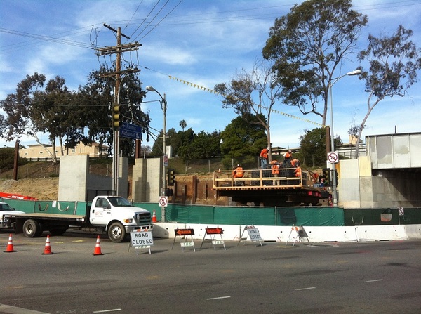 Building the National-Palms Station