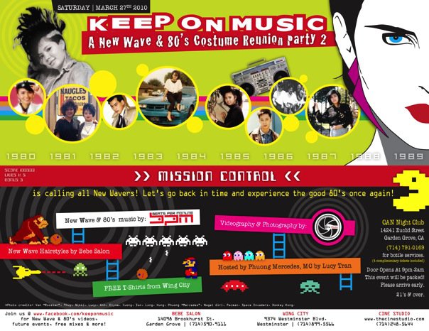 Keep on Music flyer