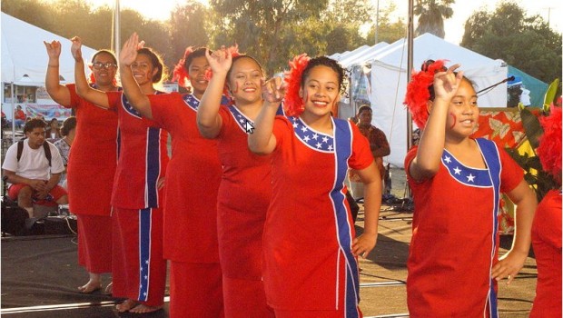 Samoans on Flag Day (Image source: Zamná Ávila)