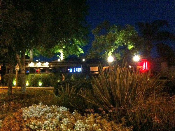 The Hudson L.A. behind Matthew Shepard Human Rights Triangle