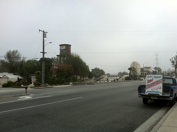 The San Dimas Equestrian Center and water tower