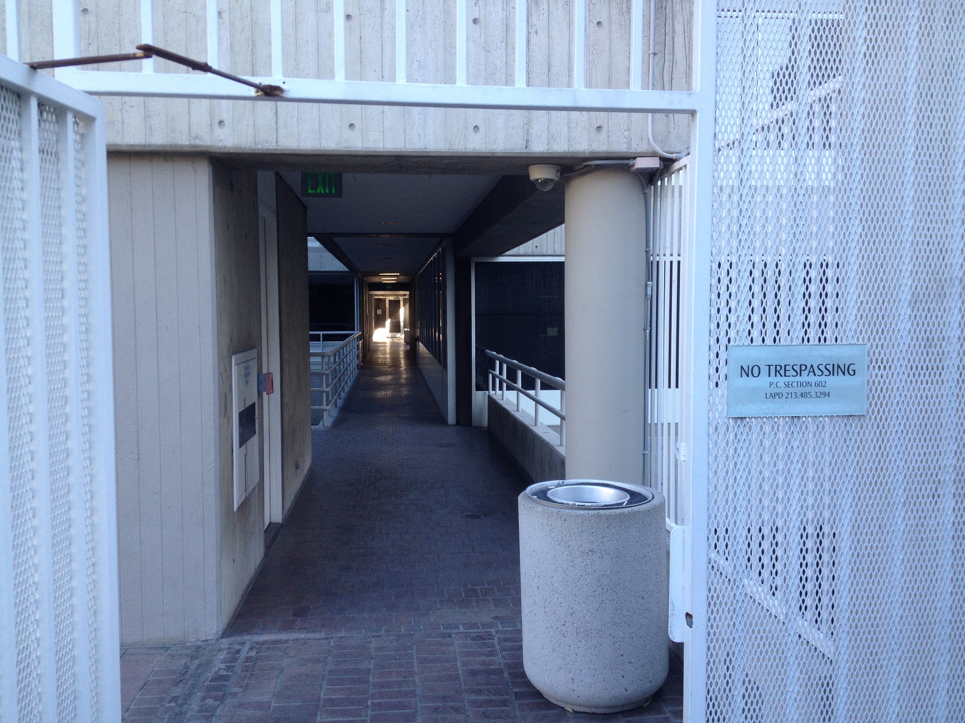 Inside Figueroa Courtyard