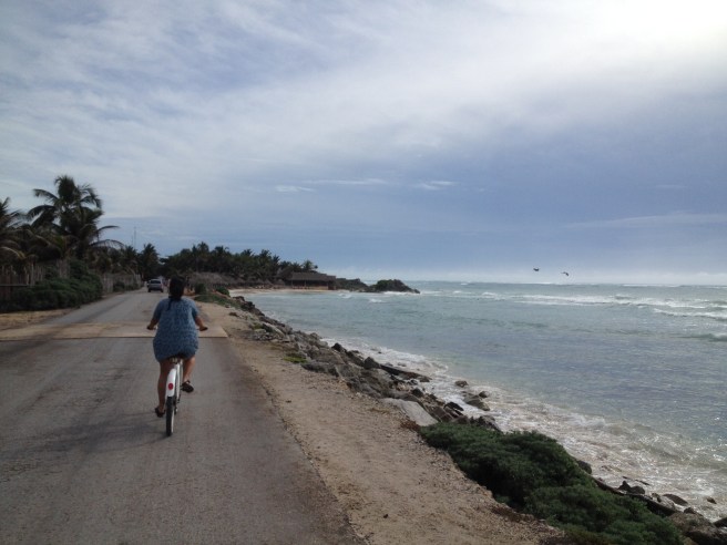 Riding to Tulum
