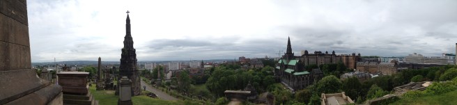 Panorama from the graveyard