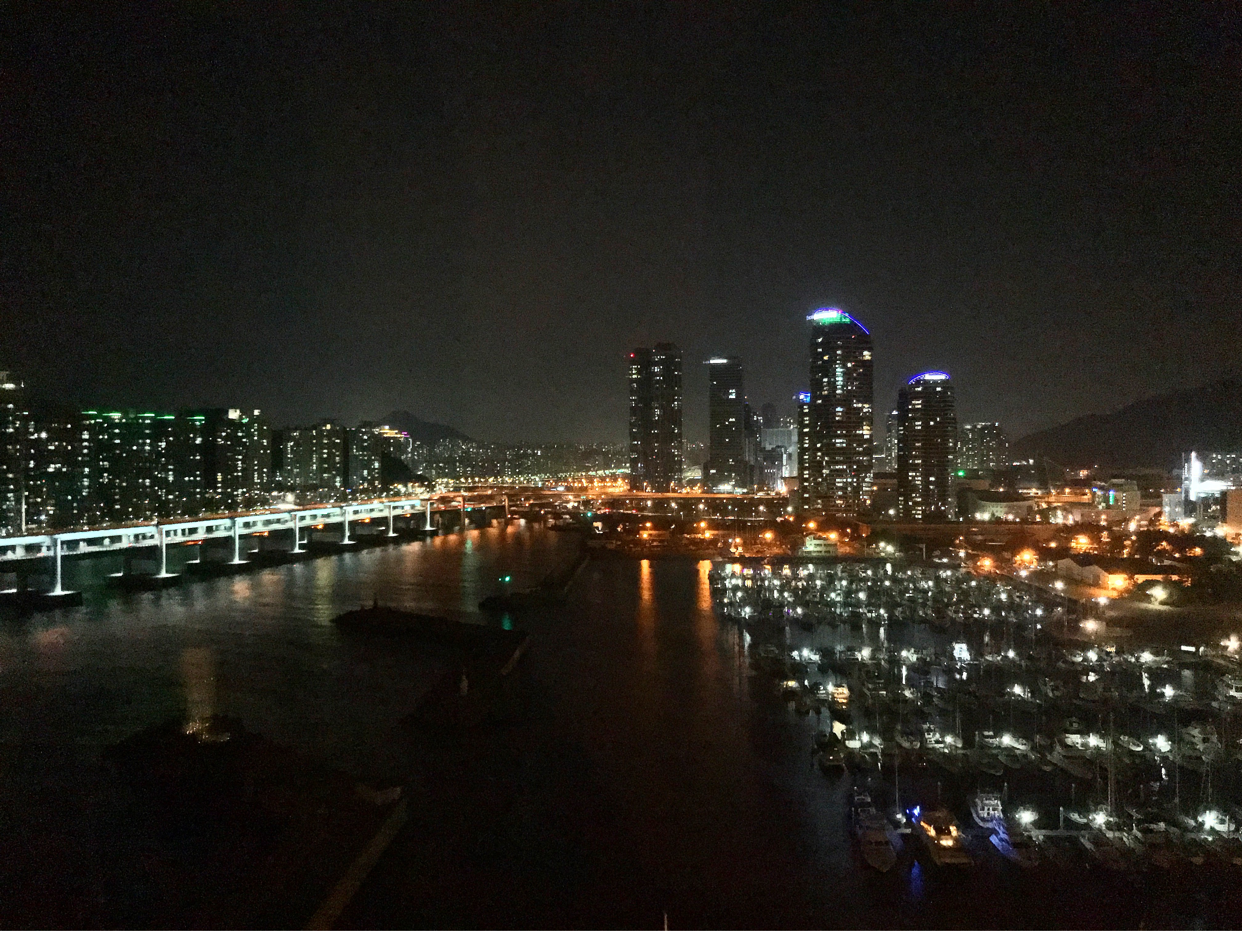 Busan at night