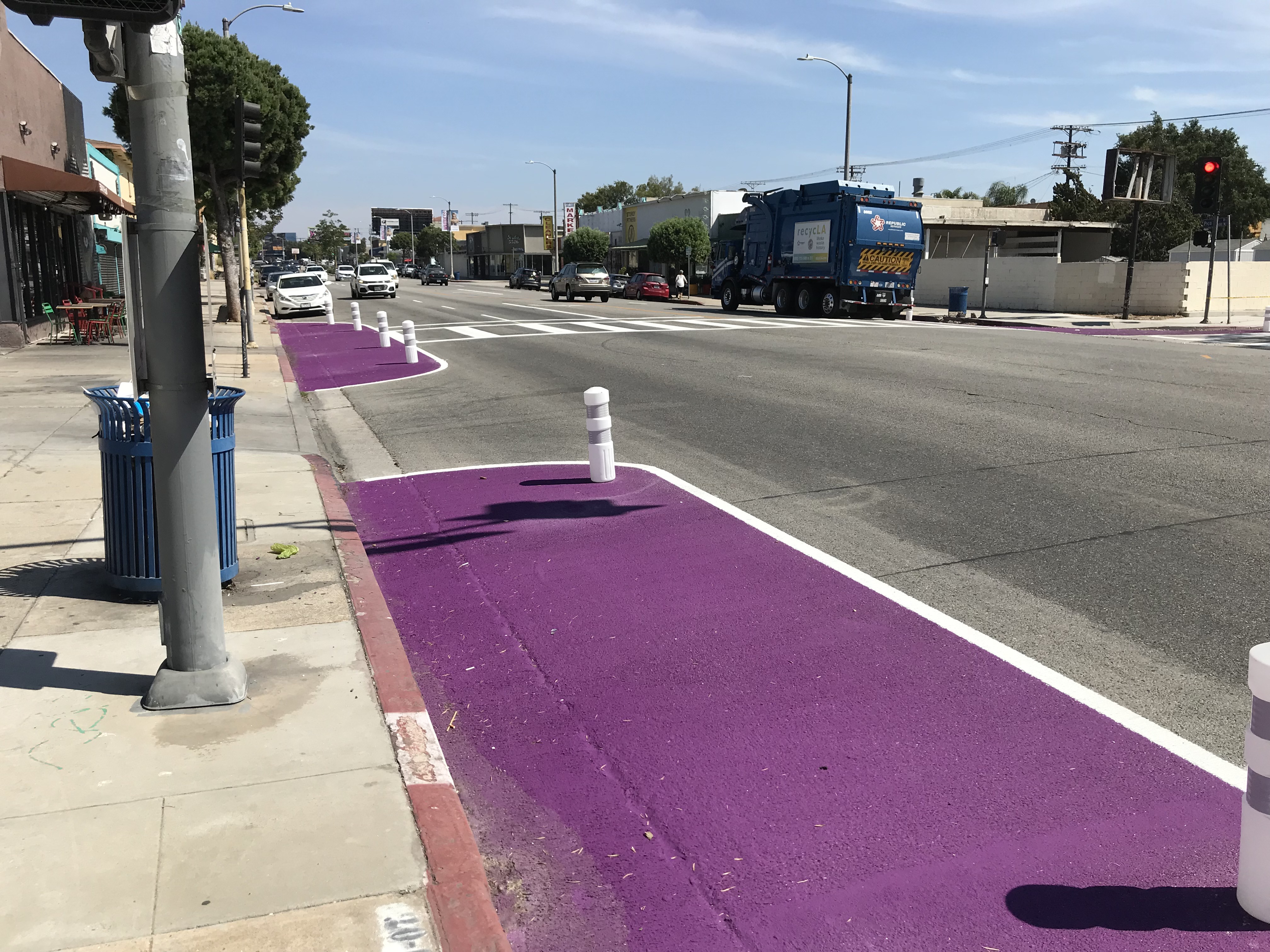 Purple asphalt