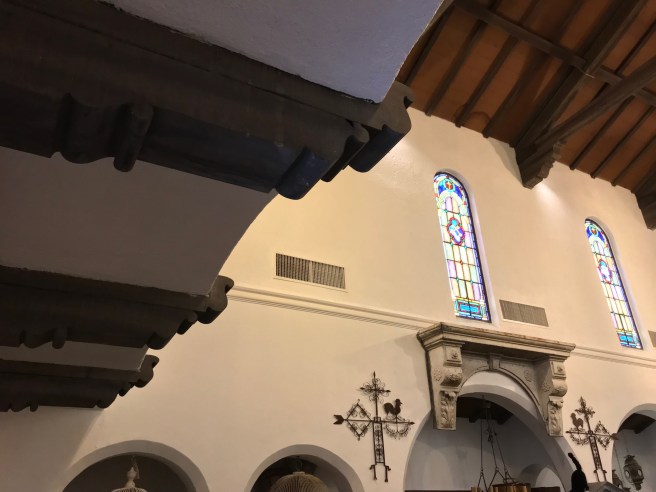 Cornice and Stained Glass