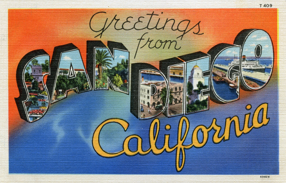 San Diego Postcard