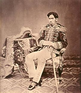 mperor Meiji, photographed by Uchida Kuichi, 1873