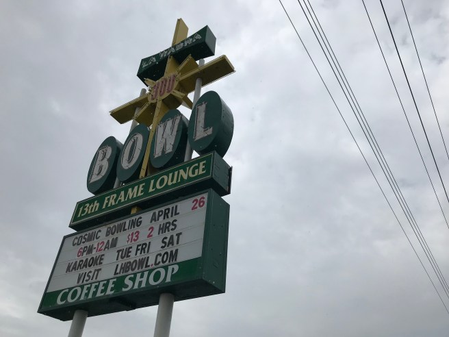 La Habra 300 Bowl sign