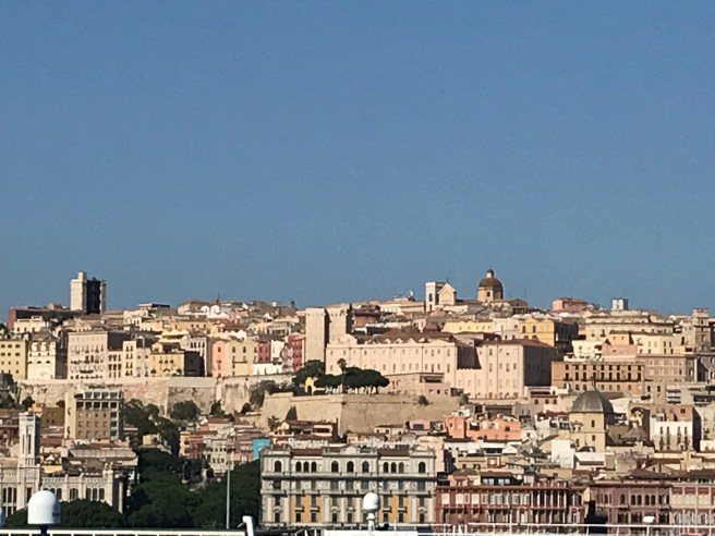 Cagliari from the boat